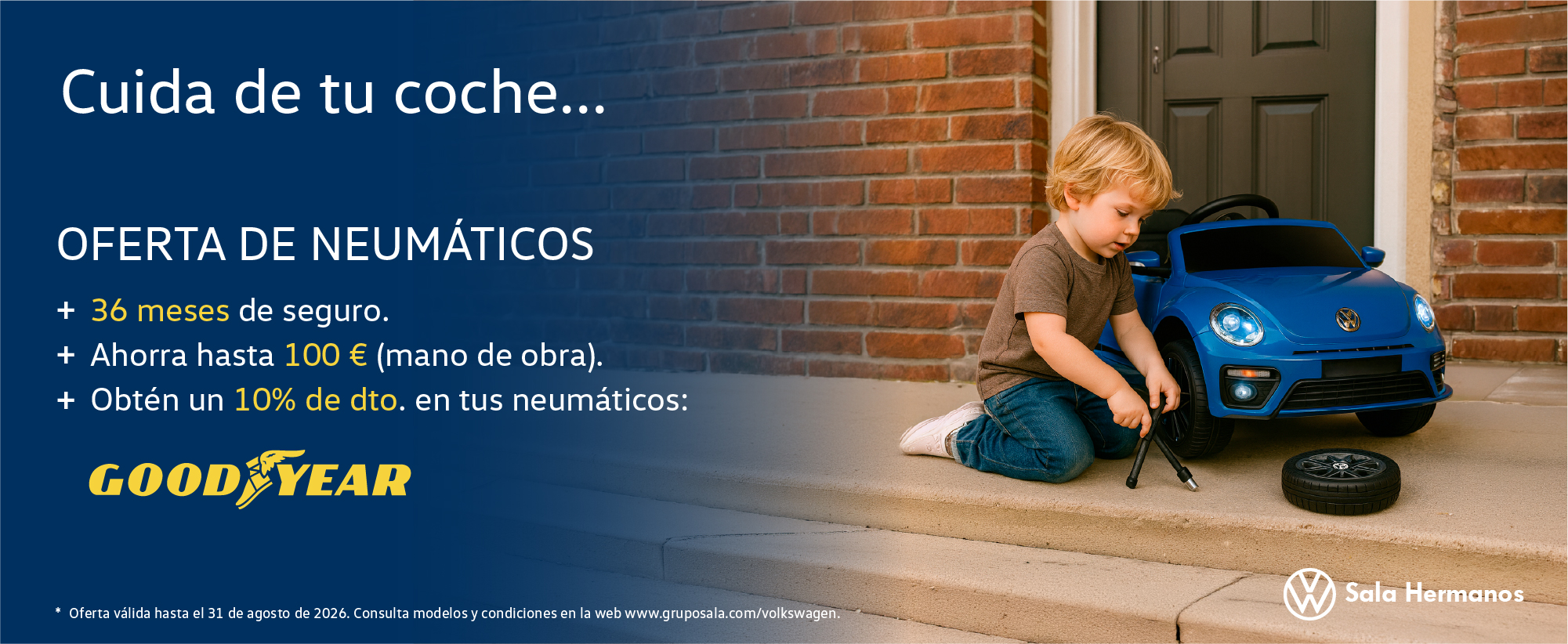 ¡Promoción Neumáticos! Ahorra hasta 100€ en mano de obra este 2026
